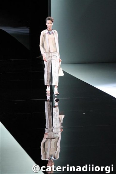 Milano Fashion Week Settembre 2013: le luci e ombre di Giorgio Armani, special guest Camille Lacourt