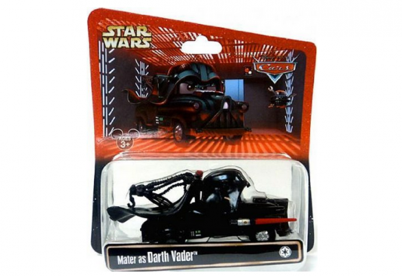 Disney Cars incontra Star Wars, ecco Cricchetto in versione Darth Vader