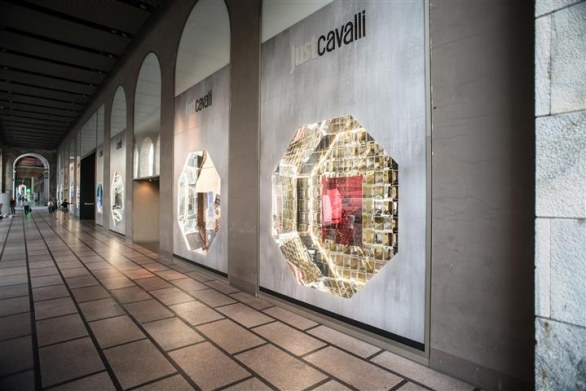 Just Cavalli Rinascente Milano: le vetrine personalizzate, tutte le foto