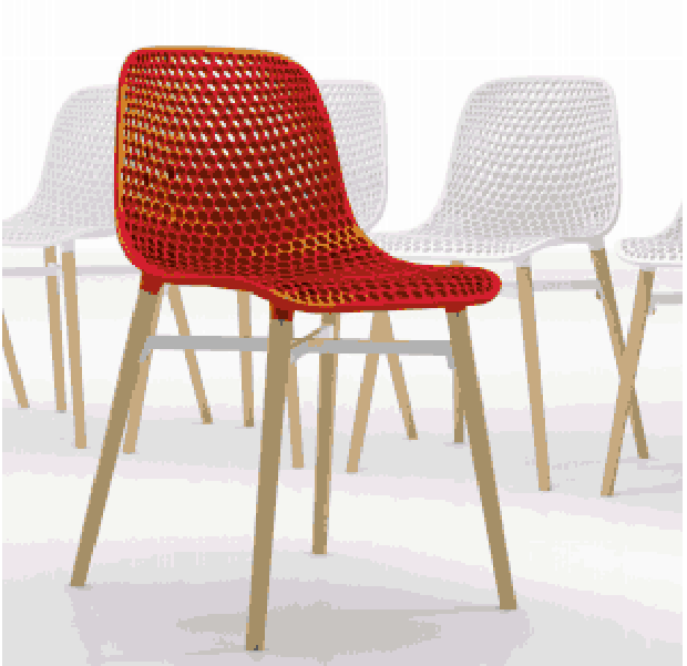 La sedia di design dall&#8217;effetto optical Next by Infiniti