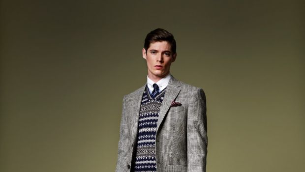 Tendenze autunno inverno 2013 2014: Hackett London presenta The Prince of Wales Check Collection