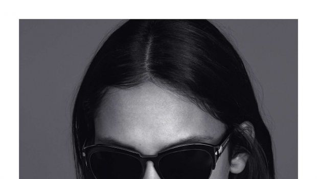 Givenchy occhiali da sole 2014: la campagna pubblicitaria eyewear Dalianah Arekion e Quim Gutierrez