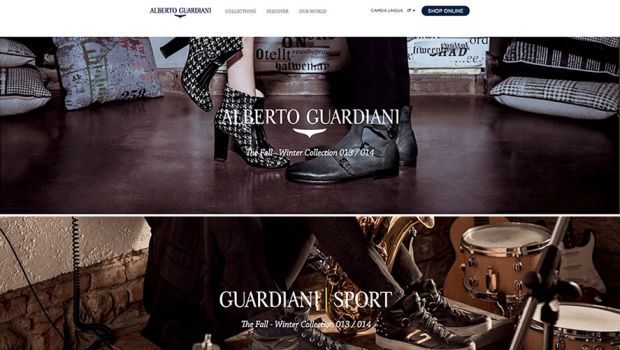 Alberto Guardiani: il nuovo sito internet, lo shop online e il blog