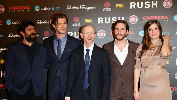 Rush film 2013: la premiere e il red carpet con Daniel Brühl e Chris Hemsworth a Roma, tutte le foto