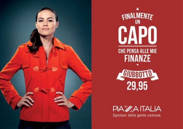 La campagna pubblicitaria Piazza Italia per l&#8217;autunno 2013