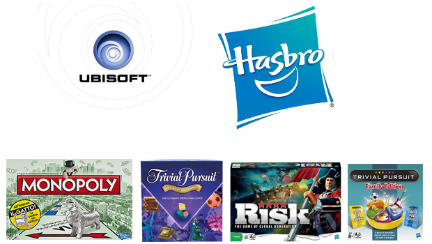 Hasbro e Ubisoft: dai giochi da tavolo alle console