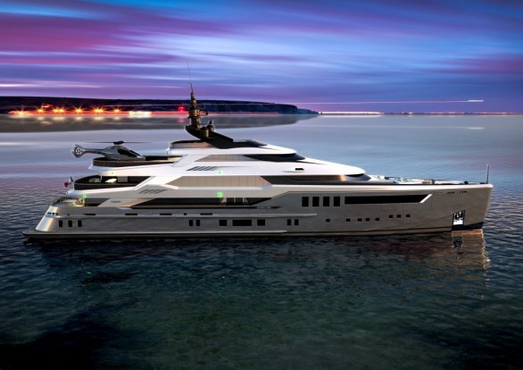 Concept yacht di lusso Gemini 60m by Pannone Architetti