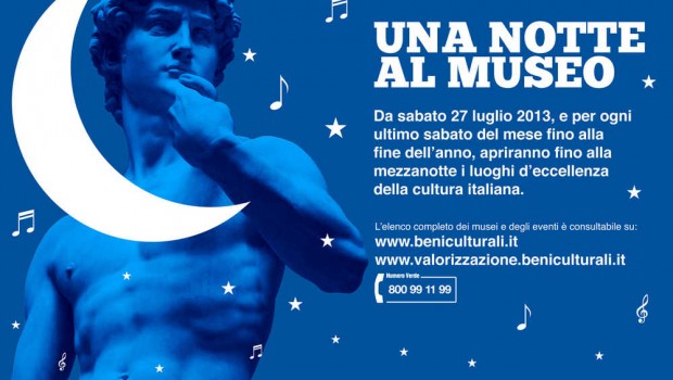 “Una notte al museo” sabato 26 ottobre 2013: dalle 20 alle 24 centinaia di musei aperti