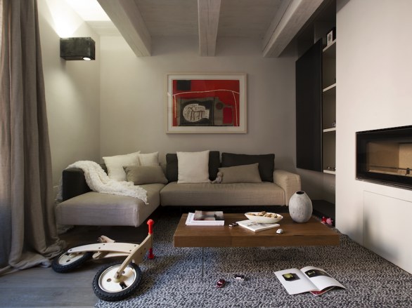 Il nuovo appartamento di Lago abitato e aperto alla città sorge a Rimini
