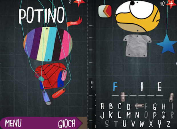 Apps gratis: il gioco dell&#8217;impiccato con il Sig. Potino