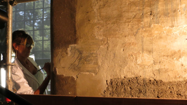 Leonardo al Castello Sforzesco | online i restauri della sala delle Asse