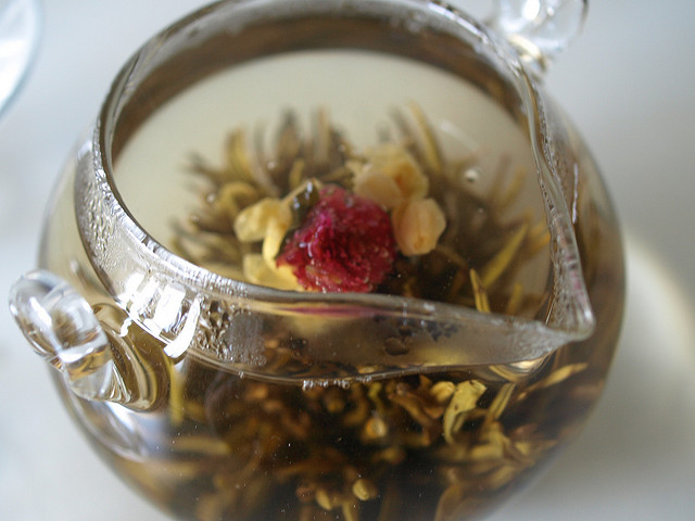 Tè in fiore