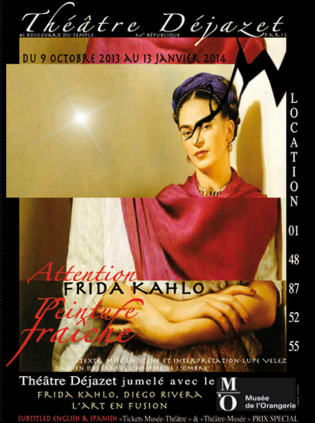 Frida Kahlo in teatro: Attention peinture toujours fraiche