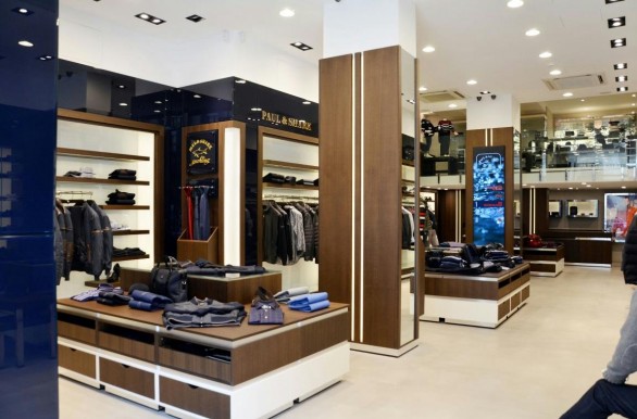 Paul&Shark e il suo flagship store di via Montenapoleone a Milano