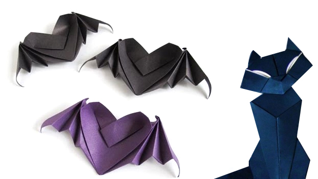 Origami per Halloween con tutorial e video-tutorial