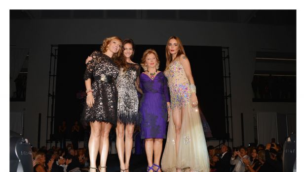 Maria Grazia Severi, la collezione autunno inverno 2013 2014: la sfilata con Nina Moric, le foto