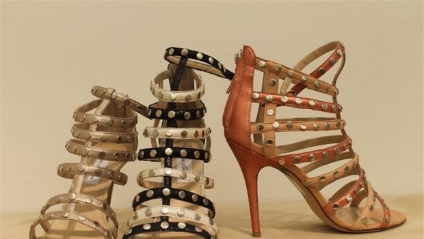 Monique Lhuillier, la collezione di scarpe primavera estate 2014: eleganza sofisticata e preziosa