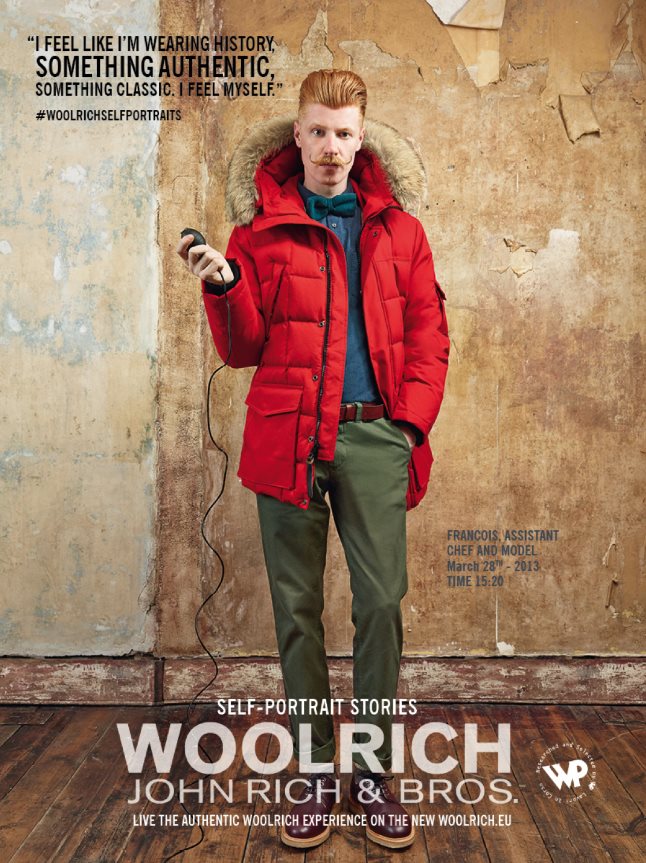 Woolrich John Rich &#038; Bros, la campagna pubblicitaria AI 2013 2014: autoritratti e autoscatti