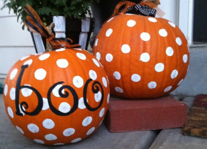 Decorare zucca per Halloween