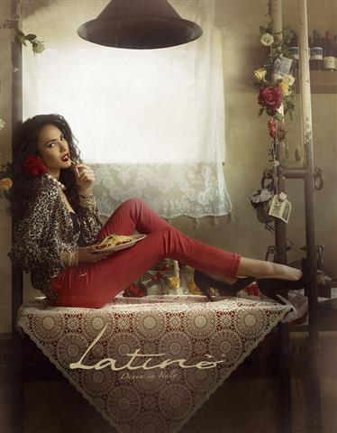 Latinò Jeans, la campagna pubblicitaria autunno inverno 2013 2014: protagonista Ana Moya Calzado