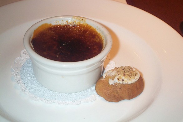 La ricetta della crème brulée alla zucca