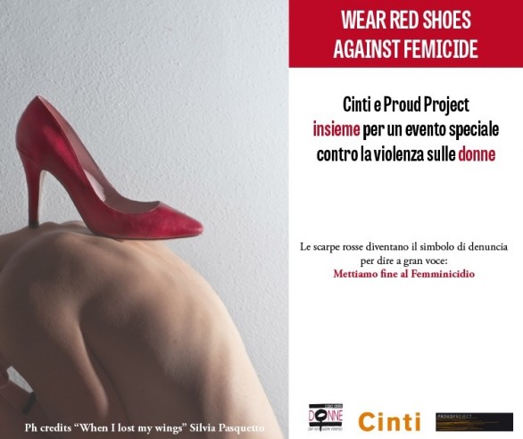 La mostra fotografica Cinti contro il femminicidio e la violenza alle donne