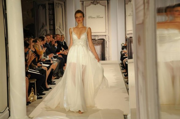 Gli abiti da sposa 2014 di Pnina Tornai dalla sfilata di New York