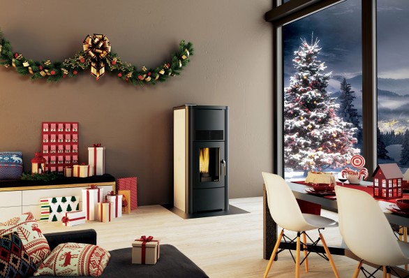 A Natale il calore delle stufe Palazzetti Ecofire Anita