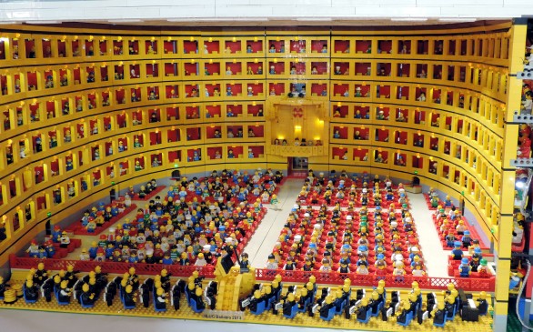 Lego da primato, ecco la ricostruzione del Teatro La Scala