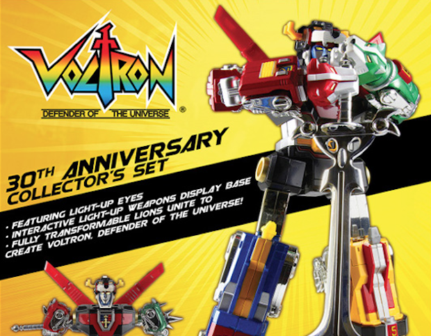 Voltron compie 30 anni: il set con action figure in uscita a febbraio 2014