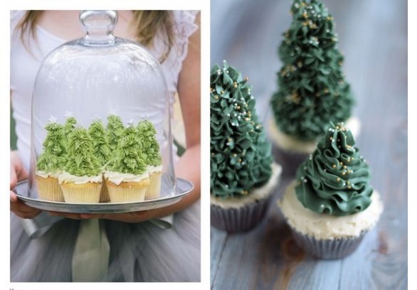 Come fare i cupcakes a forma di albero di Natale