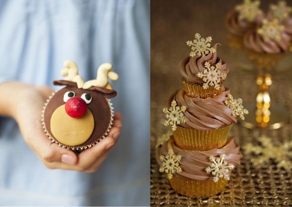 La ricetta dei cupcake natalizi per la prima colazione a casa