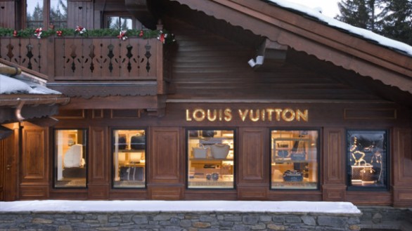 Louis Vuitton apre pop-up store molto chic a Courchevel