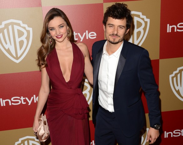 Orlando Bloom e Miranda Kerr hanno passato il Natale insieme