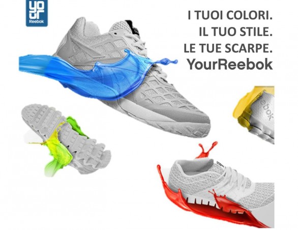 Reebok su misura, per calzare delle scarpe personalizzate