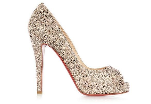 Scarpe gioiello in Swarovski di Christian Louboutin