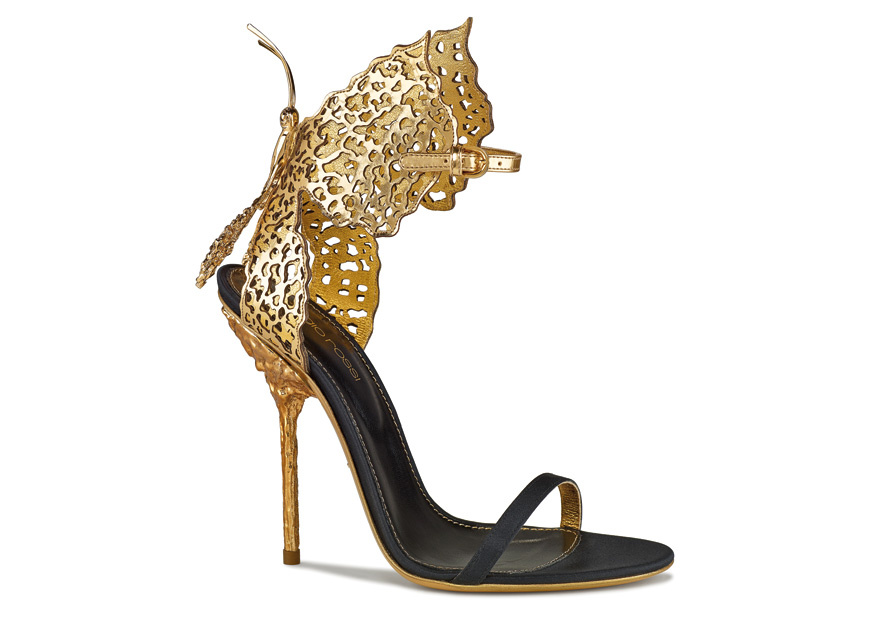 Sergio Rossi: le scarpe scultura ispirate a Gabriella Crespi