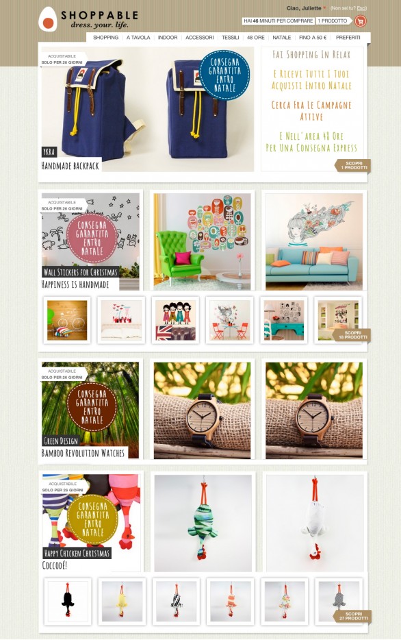 Idee regalo di design da acquistare online su Shoppable.it