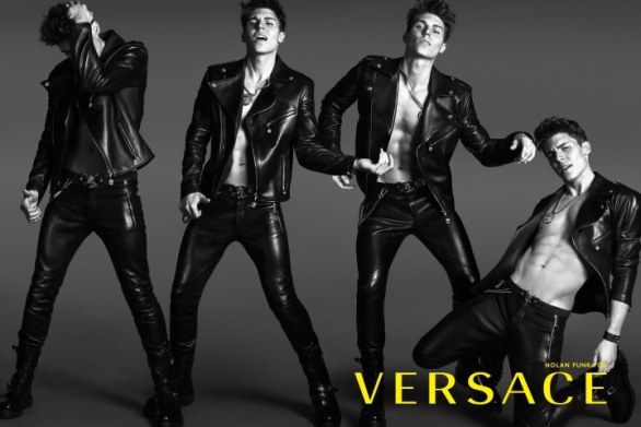 Versace Nolan Funk: il nuovo testimonial della campagna pubblicitaria maschile per la PE 2014