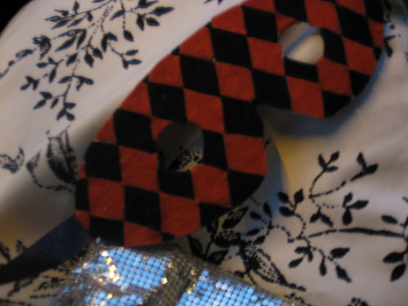 La maschera di Arlecchino per Carnevale da fare il patchwork