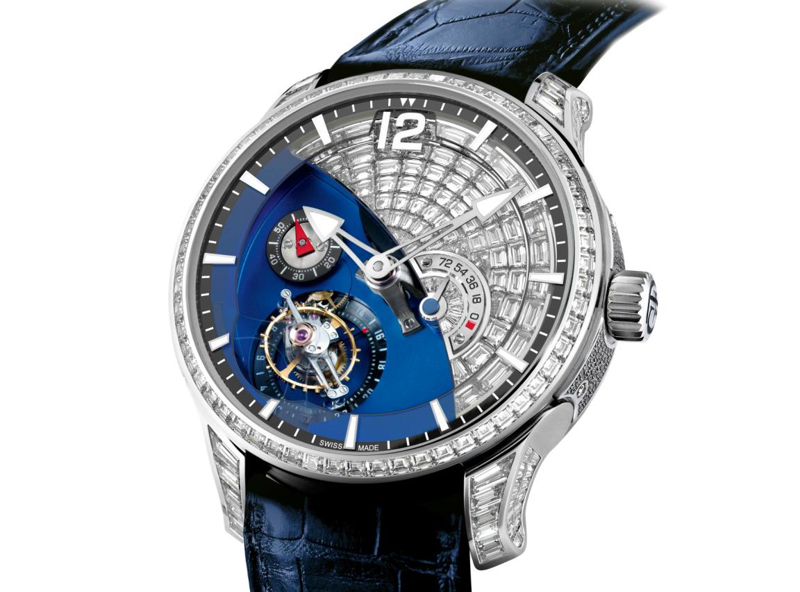 Orologio di lusso Greubel Forsey Tourbillon 24 Secondes Contemporain Serti