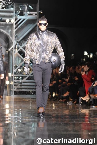 Sfilate Milano Moda Uomo Gennaio 2014: il biker cowboy di Versace, la collezione invernale 2014 2015