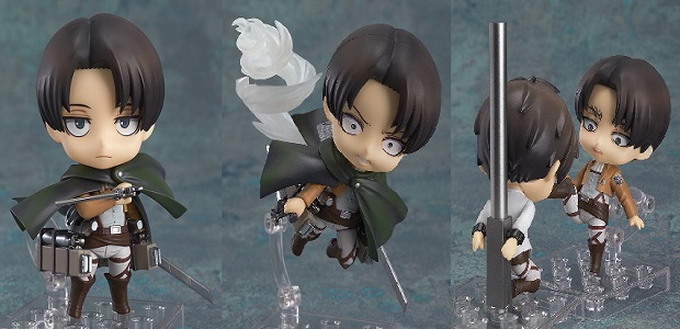 L’attacco dei giganti: il Nendoroid di Levi da Shingeki no Kyojin