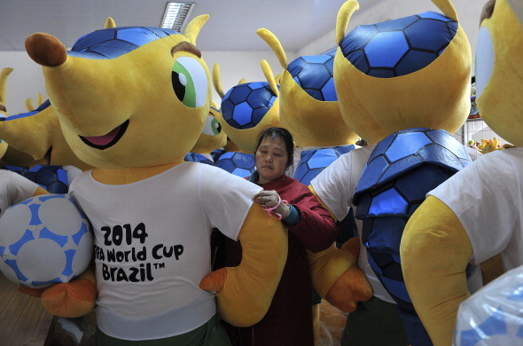 Fuleco il peluche dei Mondiali Brasile 2014