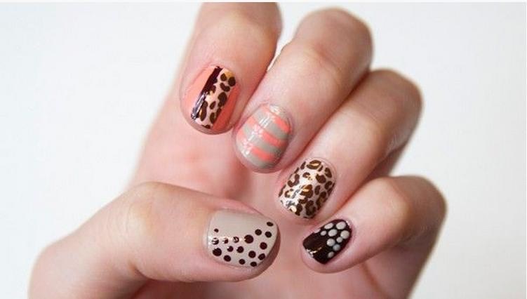 Unghia corte, nail art da copiare