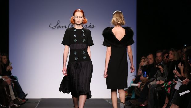 Sfilate Alta Moda Roma Gennaio 2014: l&#8217;allure retrò di San Andrès Milano, la collezione AI 2014 2015