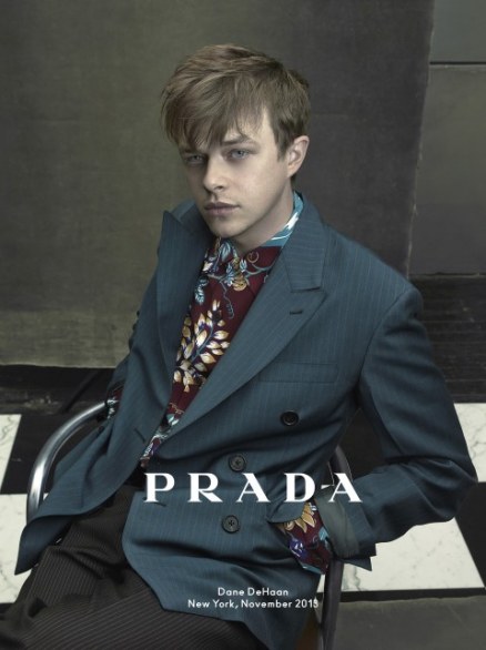 Prada, la campagna pubblicitaria uomo primavera estate 2014: protagonista Dane DeHaan, le foto