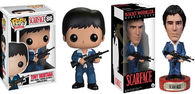 Scarface: dal film i vinyl toys e wacky wobbler creati dalla Funko