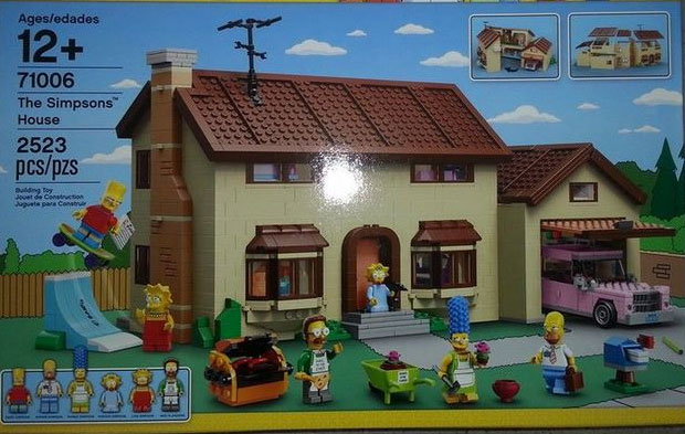Lego: la casa dei Simpson con più di 2.500 pezzi