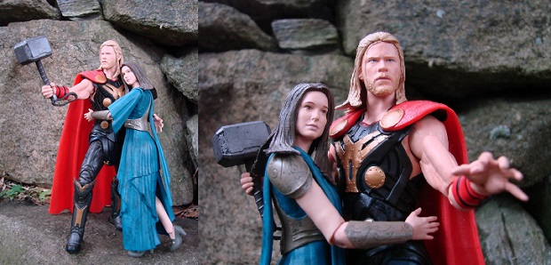 Thor &#8211; The Dark World: le action figure di Thor e Jane Foster